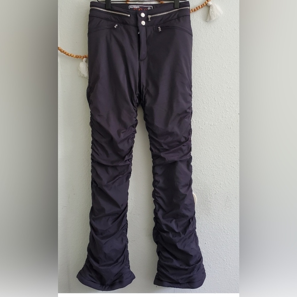 Iconic Willy Bogner Black Flare Ski Pants